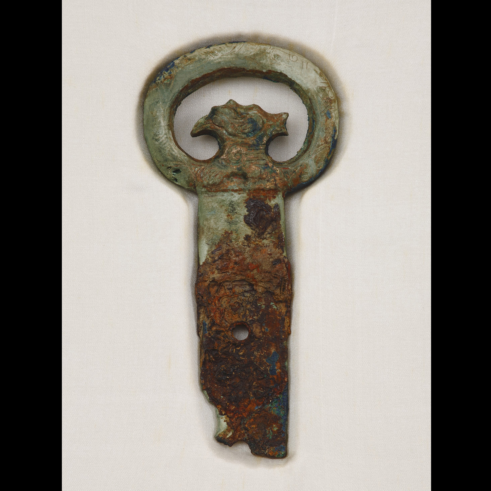 単鳳環頭大刀把頭